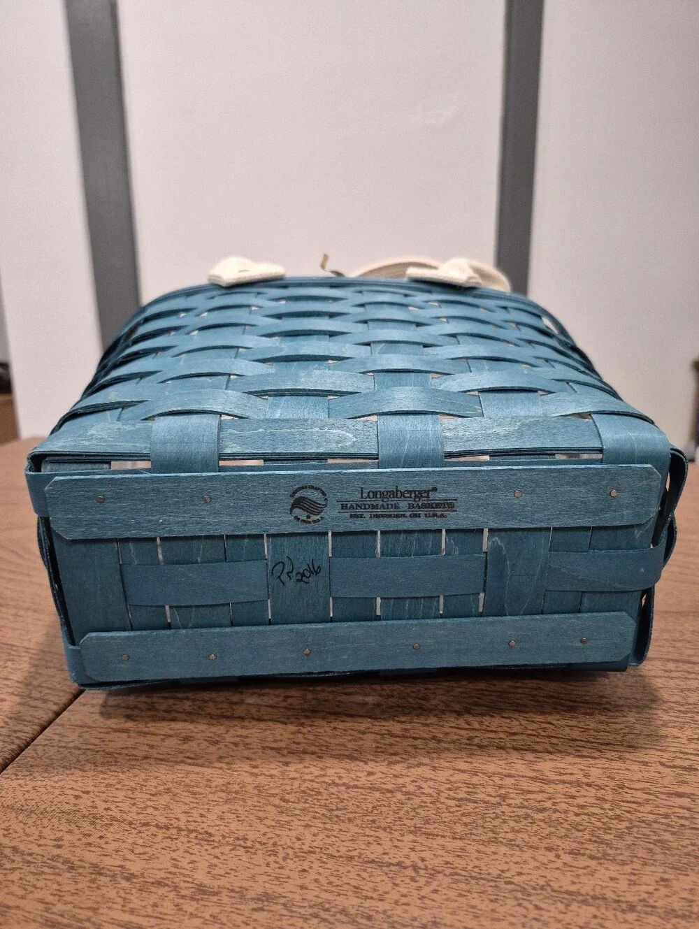 RARE! NWT Longaberger Tote Basket With Canvas Handles